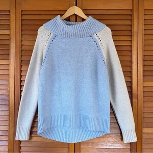 Sundance Catalog Sweater Women's Size Medium Lambs Wool Cashmere Knit Turtleneck